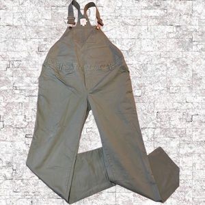Hatch green maternity overalls